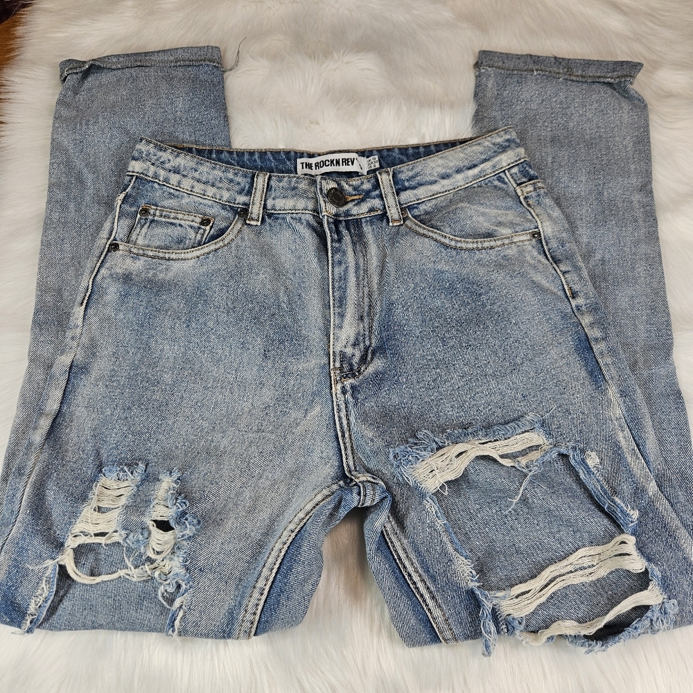 The Rockn Rev Distressed Jeans